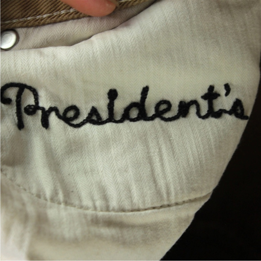President's Tuscany P's Japanese Fabric Brown Cotton Mens Size 32x27 Pants Italy - Picture 10 of 15